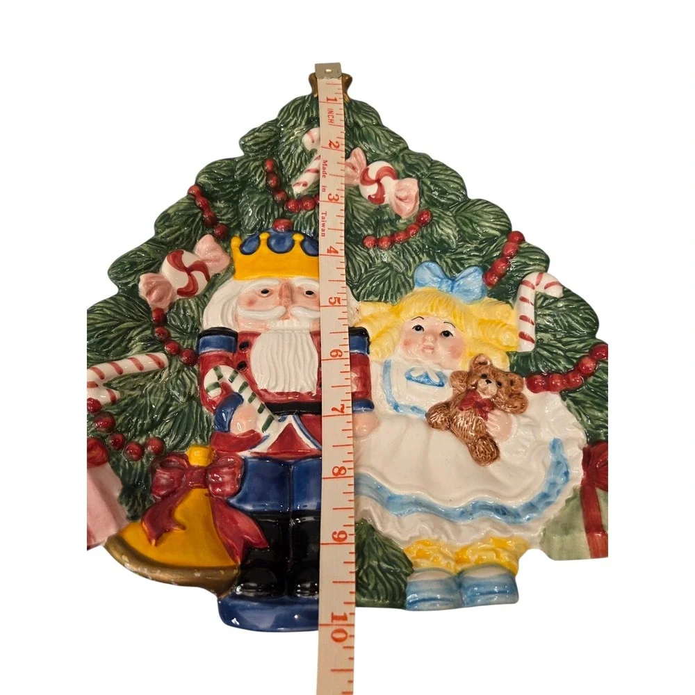 Vintage FITZ & FLOYD 1992 Christmas Dish Nutcracker Holiday‎ (Callouts)